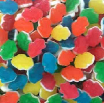 Gekleurde kikkertjes